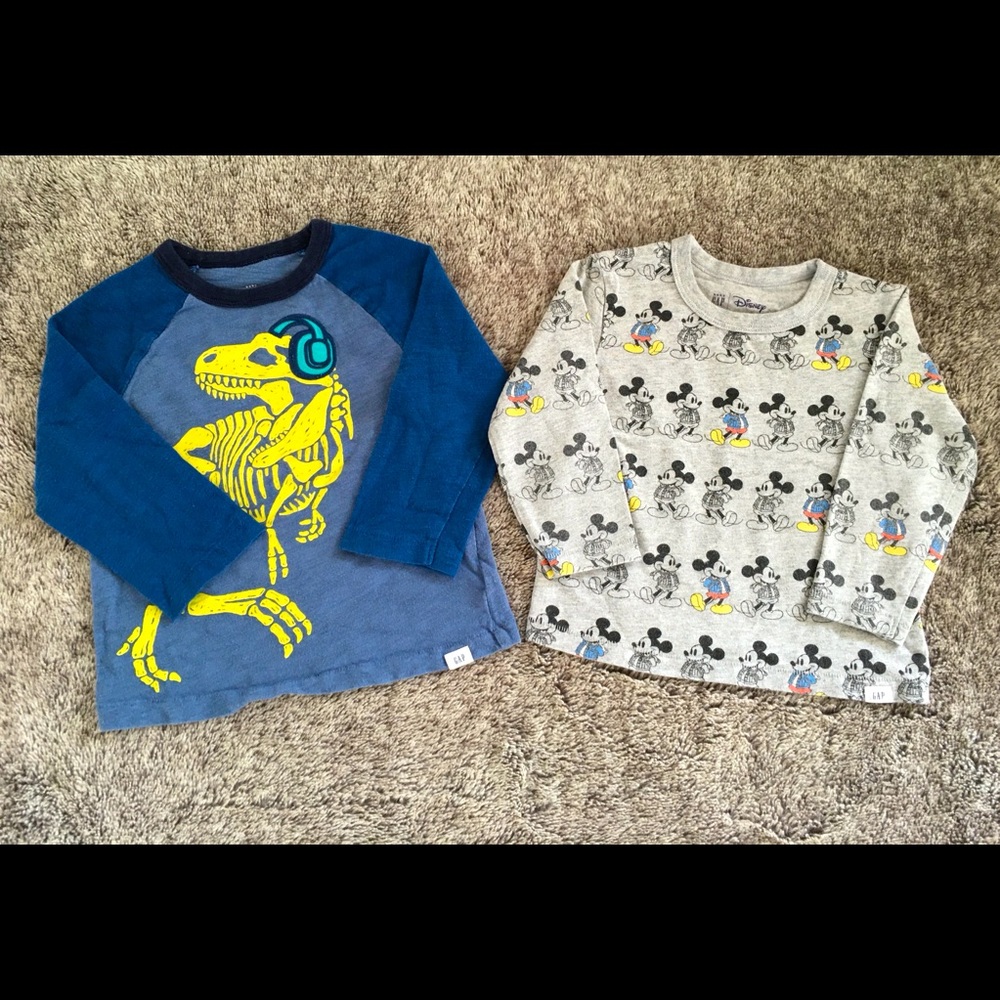 Gap Toddler Boys’ Long Sleeve Tees